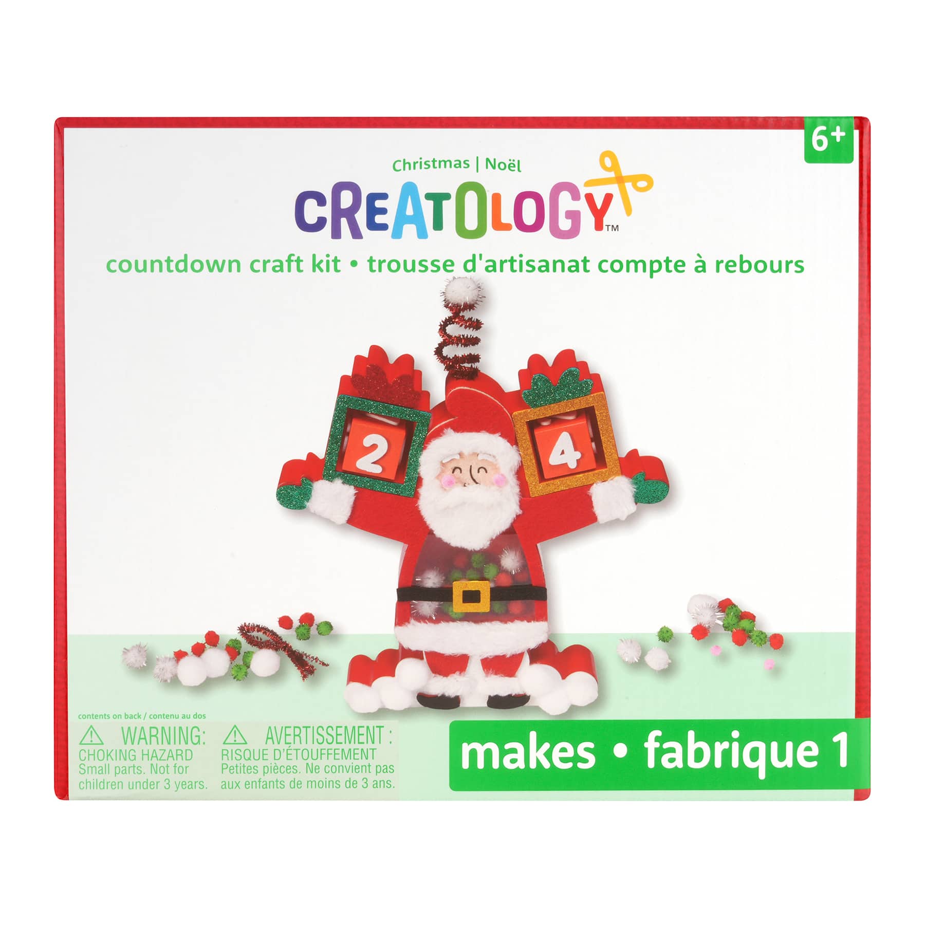 Santa Christmas Countdown Craft Kit by Creatology™Christmas Crafts and