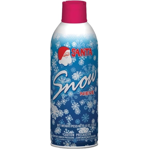 Mr. Christmas Santa Christmas Snow Spray - White Aluminum - 1 Each, 32 Oz