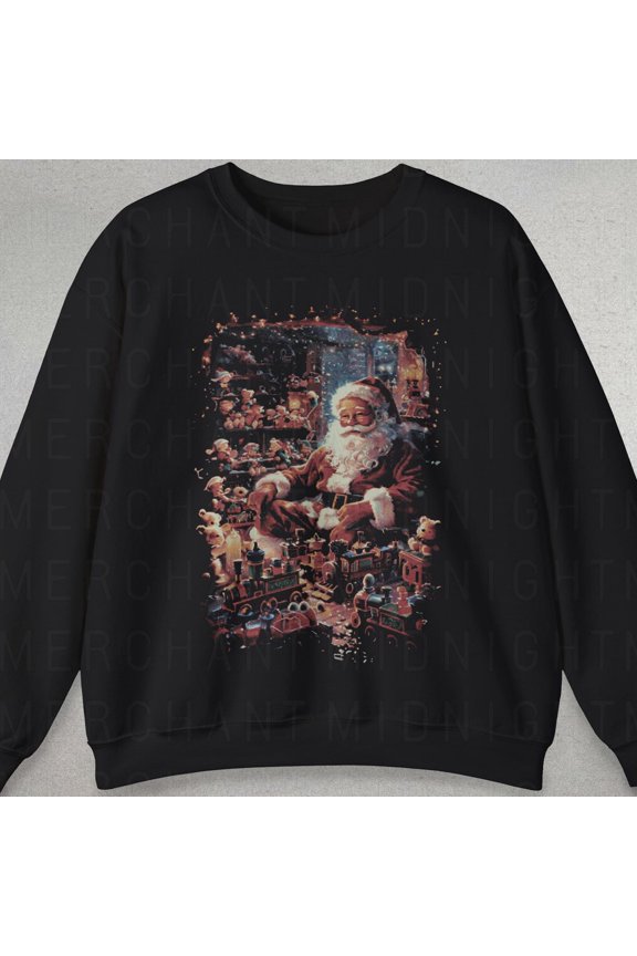 Santa Christmas TShirt style TShirt Holiday gifts 90s retro style TShirt Cute funny Christ