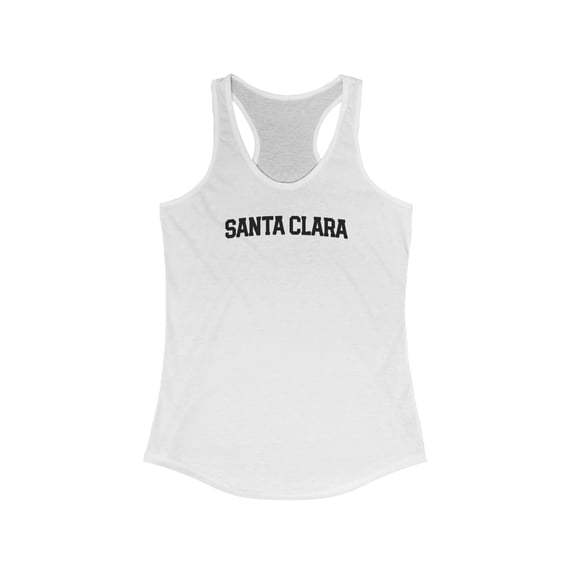 Santa Clara California CA Moving Away Tank Top Gifts Shirt Women Sleeveless
