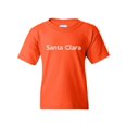 thumbnail image 1 of Santa Clara Unisex Youth Kids T-Shirt Tee Clothing Youth X-Small Orange, 1 of 5