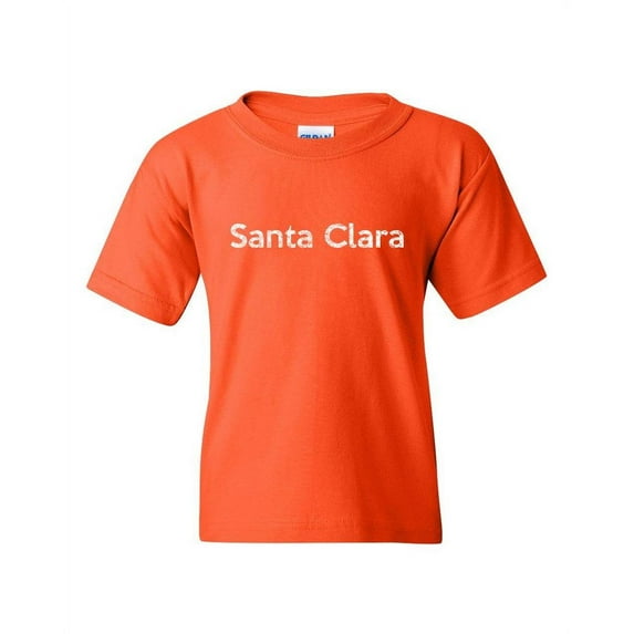 Santa Clara Unisex Youth Kids T-Shirt Tee Clothing Youth X-Small Orange