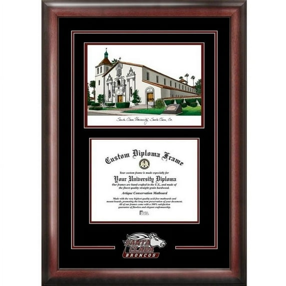 Santa Clara University 8" x 10" Spirit Graduate Diploma Frame