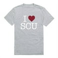 thumbnail image 1 of Santa Clara University I Love T-Shirt, Heather Grey - Small, 1 of 1