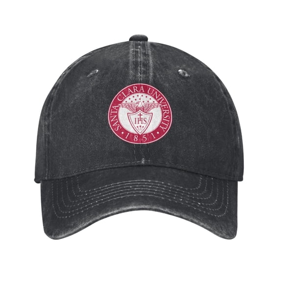 Santa Clara University Logo Classic Cowboy Hat Adjustable Baseball Cap Unisex Casual Sports Hat