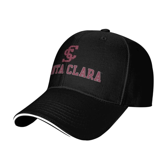 Santa Clara University Logo Sandwich Cap Unisex Classic Baseball Capunisex Adjustable Casquette Dad Hat
