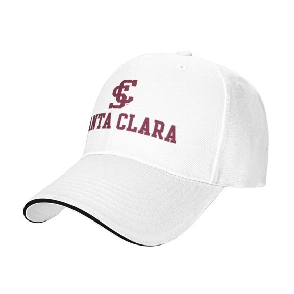 Santa Clara University Logo Sandwich Cap Unisex Classic Baseball Capunisex Adjustable Casquette Dad Hat
