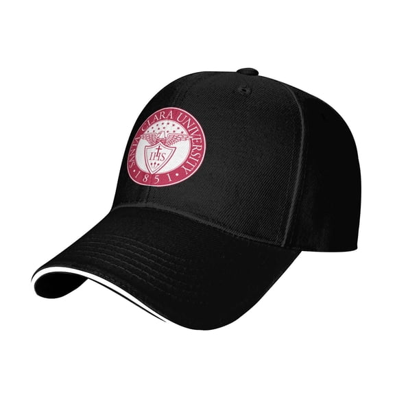 Santa Clara University Logo Sandwich Cap Unisex Classic Baseball Capunisex Adjustable Casquette Dad Hat