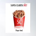 thumbnail image 1 of Santa Clarita Diet Finger Food Poster Wall Art, Modern Wall Decor For Living Room Bedroom, 24x36 UNFRAMED, 1 of 3