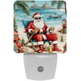 thumbnail image 1 of Santa Claus Beach Vacation LED Square Night Lights - Stylish and Energy-Efficient Room Lighting!, 1 of 6