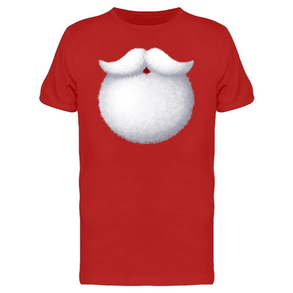 Santa Claus Beard T-Shirt Men -Image by Shutterstock, Male XX-Large