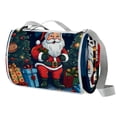 thumbnail image 1 of Santa Claus Canvas Picnic Blanket Outdoor Waterproof Portable Mat for Camping Beach Park - Lightweight Foldable Picnic Rug with Carry Strap - Extra Large Size Family-Friendly Plaid Pattern, 1 of 6