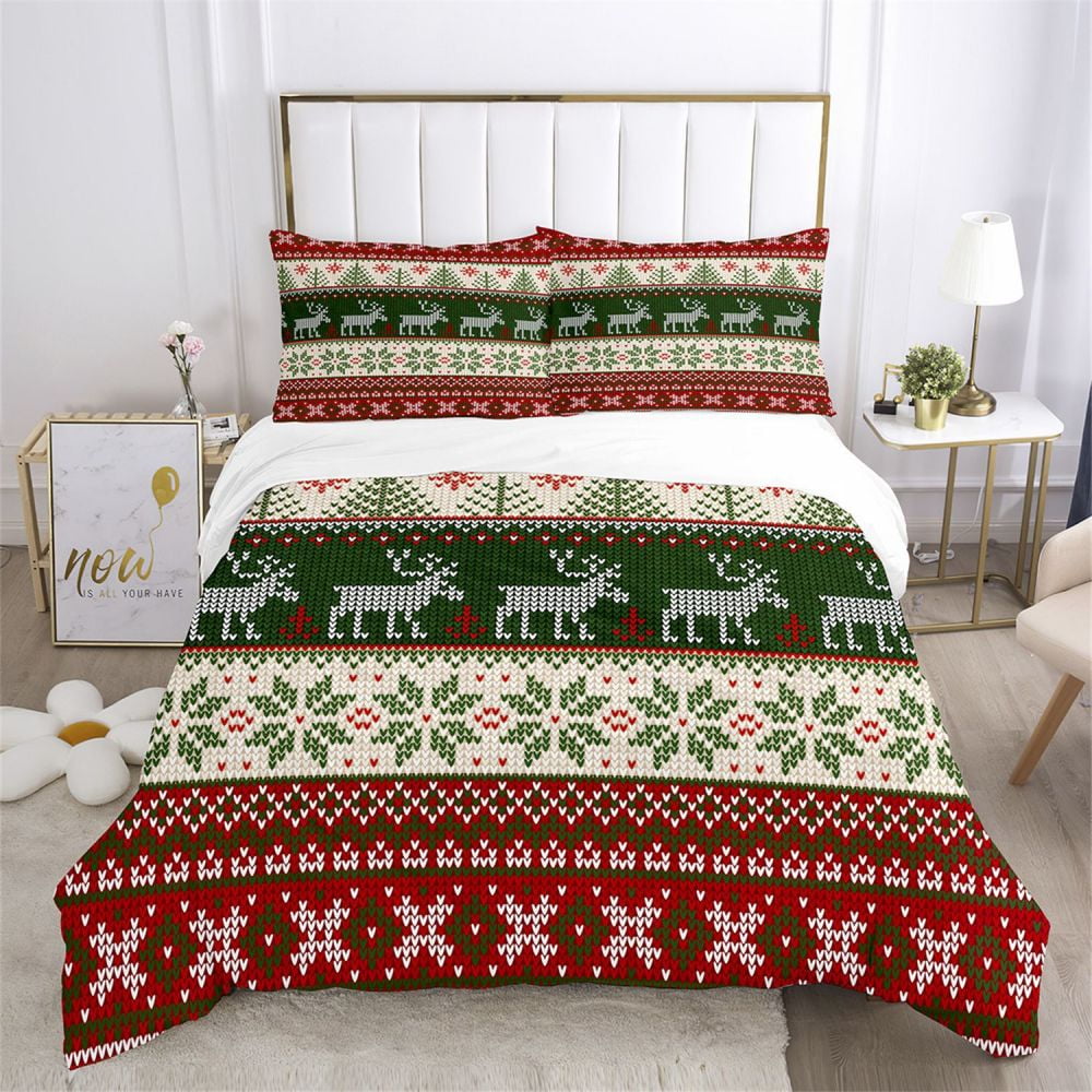 Santa Claus Christmas Bedding Bed Sets Twin Full Queen King Size Xmas