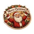 thumbnail image 1 of Santa Claus Christmas Carpet, Holiday Accent Rug, Soft Decorative Floor Mat, Seasonal Table And Sofa Area Carpet For Living Room Bedroom Entryway Festive Home Decor, 1 of 5