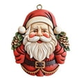thumbnail image 1 of Santa Claus Christmas Hanging Ornament Christmas Tree Decorations - Festive Holiday Decor for Christmas Tree or Gift Giving, 1 of 5