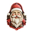 thumbnail image 1 of Santa Claus Christmas Hanging Ornament Christmas Tree Decorations - Festive Holiday Decor for Christmas Tree or Gift Giving, 1 of 1