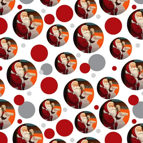 Santa Claus Christmas List Premium Gift Wrap Wrapping Paper Roll