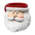 thumbnail image 1 of Santa Claus Christmas Planter Pot, Resin Indoor Plant Pot for Holiday Home Decor, Festive Christmas Gift, 1 of 3