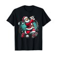 thumbnail image 1 of Santa Claus Christmas T-Shirt for Men Women Cotton Xmas Top Tee Fashion Casual Holiday Short Sleeves Christmas Gifts, 1 of 2