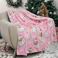 thumbnail image 1 of Santa Claus Christmas Throw Blanket 50x60 Inches - Soft, Lightweight, and Cozy Plush Blanket for Festive Holiday Decor, Perfect Xmas Gift, 1 of 6