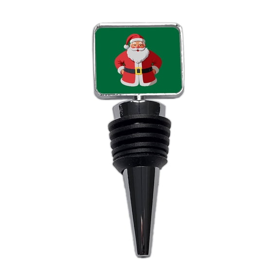 Santa Claus Christmas Wine Bottle Stopper Cap Plug