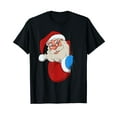 thumbnail image 1 of Santa Claus Christmas Xmas Men Women Family T-Shirt, 1 of 5