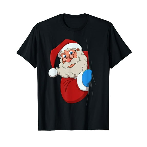 Santa Claus Christmas Xmas Men Women Family T-Shirt