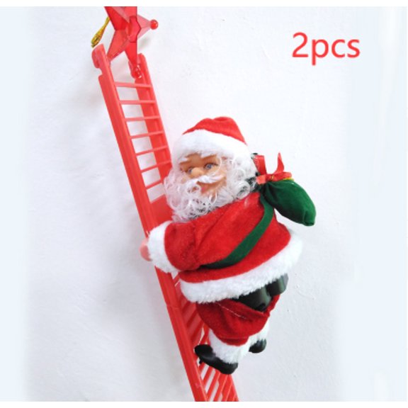 Santa Claus Climbing Ladder Electric Santa Claus Climbing Ladder