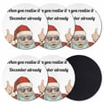 thumbnail image 1 of Santa Claus Coasters Set of 6, Absorbent Coasters for Drinks, Funny Winter Christmas Red Coaster for Desk Coffee Table Protection, Home Decor House Warming Gifts 4", 1 of 8