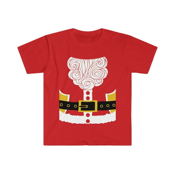 Santa Claus Costume Unisex T-shirt S-3XL Christmas