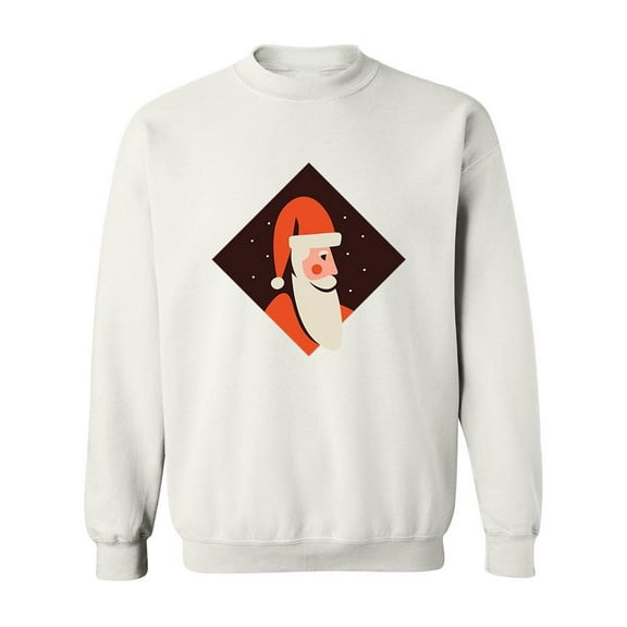 Santa Claus Design Sweatshirt Men -Image by Shutterstock, Male 5X-Large