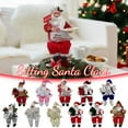 thumbnail image 1 of Santa Claus Doll under $5! Bzdzmqm Christmas Santa Claus Doll Decoration, Child GiftToyTable Display, Cloth Plastic Festive Ornament, Home Office Party Decor, 1 of 9