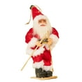 thumbnail image 1 of Santa Claus Doll, Santa Claus Sledge Figurine, Festive Statue, Xmas Santa Claus Ornaments for Table Party Indoor Decoration Style E, 1 of 8