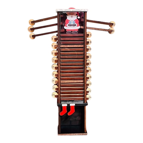 Santa Claus Down Countdown Calendar Christmas Supplies The Chimney's Creativity Gifts Toys