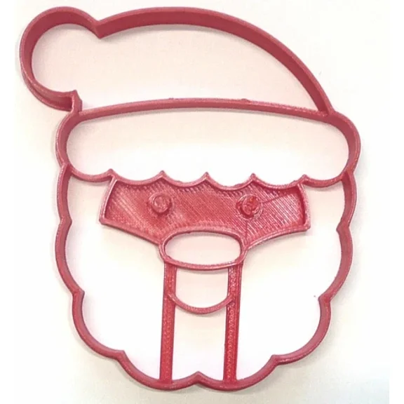 Santa Claus Face Christmas Holiday Season Cookie Cutter Usa Pr3981