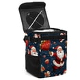 thumbnail image 1 of Santa Claus Foldable Car Trash Can with Lid, Leak-Proof Mini Trash Can, Hanging Storage Bag for Car, 1 of 6