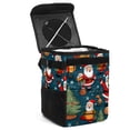 thumbnail image 1 of Santa Claus Foldable Car Trash Can with Lid, Leak-proof Hanging Storage Bag - Trash Can for Car, Car Garbage Can, 1 of 6
