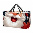 thumbnail image 1 of Santa Claus Foldable Reusable Large Capacity Oxford Cloth Storage Bin, Laundry Basket, 1 of 7