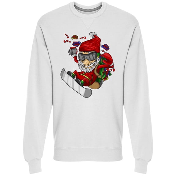 Santa Claus Gifts Christmas  Sweatshirt Men -Image by Shutterstock, Male Medium