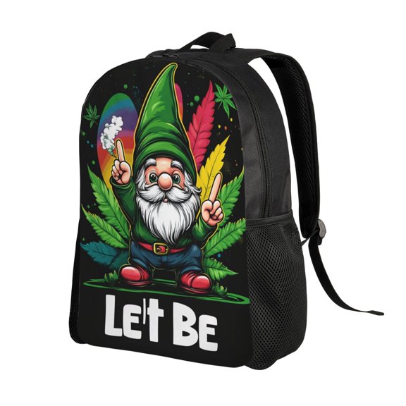Santa Claus Gnome Backpack Double Shoulder Backpack Durable, Spacious, Ergonomic Design for Travel, Work & Outdoor Use
