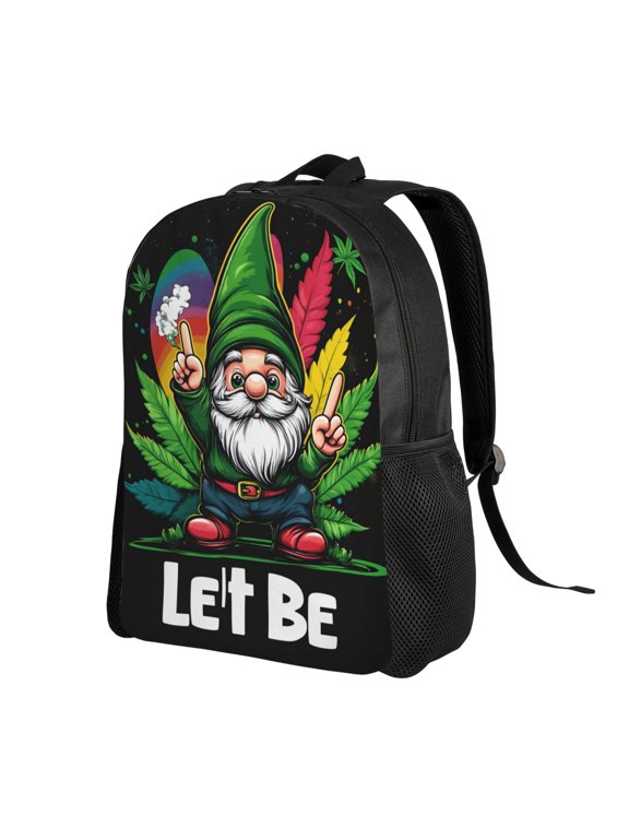 Santa Claus Gnome Backpack Double Shoulder Backpack Durable, Spacious, Ergonomic Design for Travel, Work & Outdoor Use