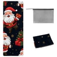 thumbnail image 1 of Santa Claus Gym Towel with Storage Bag, 72.8"x26.8", Suitable for Yoga, Pilates, Fitness, etc. - Hot Yoga Towel, Yoga Blanket Included, 1 of 6