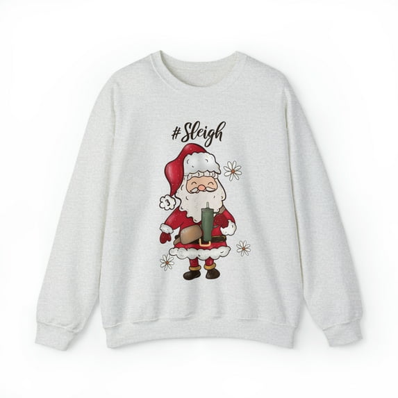 Santa Claus Hashtag Slaigh Sweatshirt