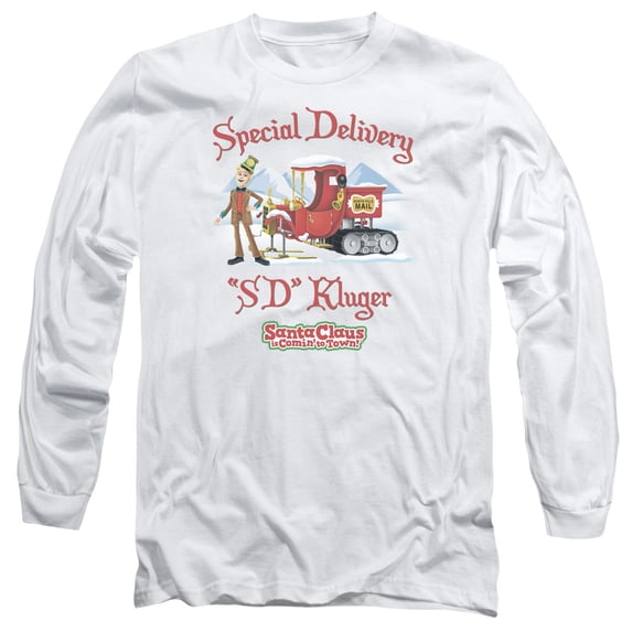 Santa Claus Is Comin To Town - Kluger - Long Sleeve Shirt - Small