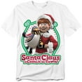thumbnail image 1 of Santa Claus Is Comin To Town T-Shirt Penguin Unisex Graphic Tee For Men & Women, 1 of 7