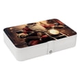 thumbnail image 1 of Santa Claus Jewelry Organizer Box: PU Leather, with Removable Compartment, Portable - Jewelry Box and Organizer Box, 1 of 6