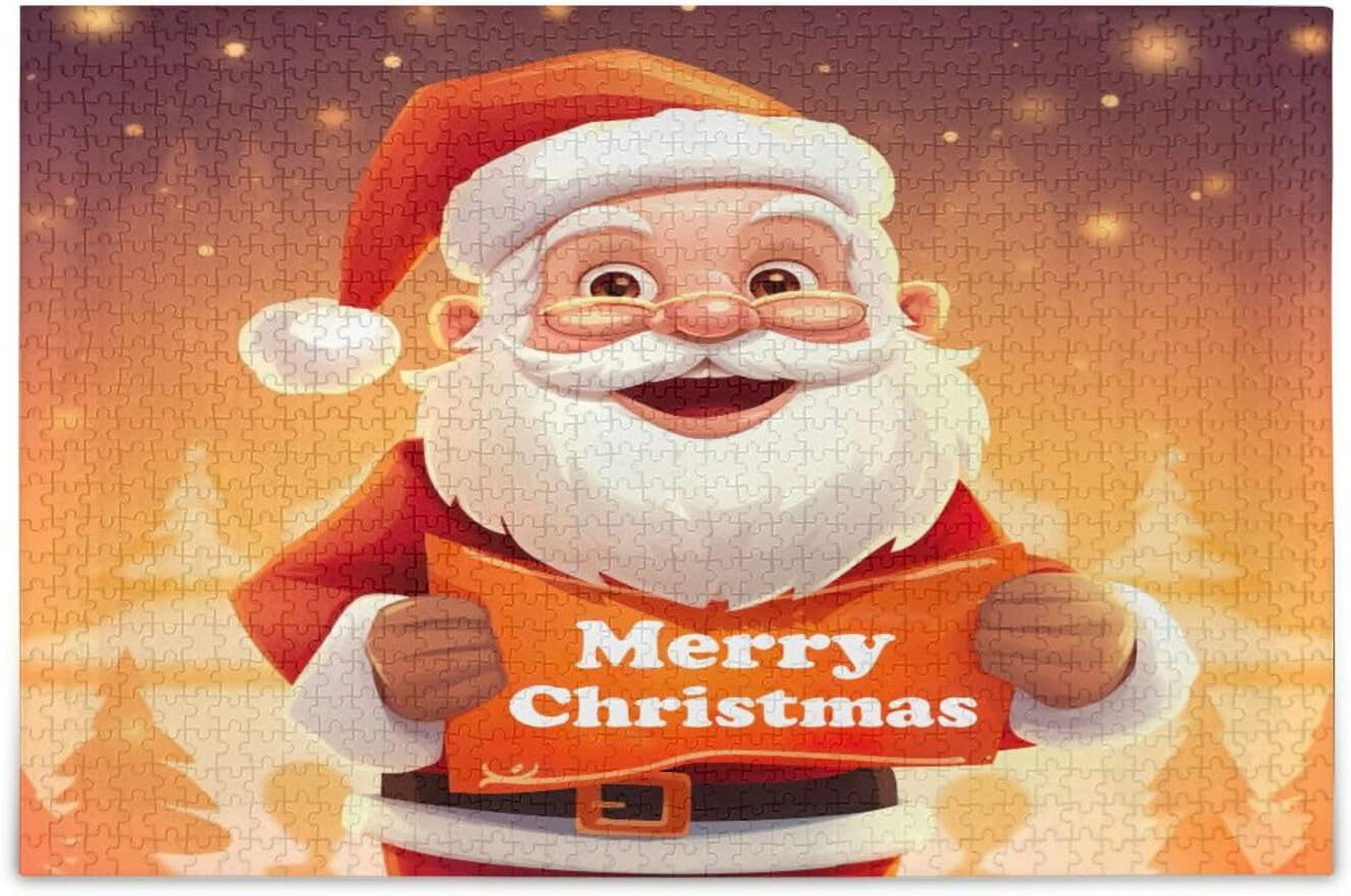 Santa Claus Jigsaw Puzzles 1000 PiecesPuzzles for Adults Family Game