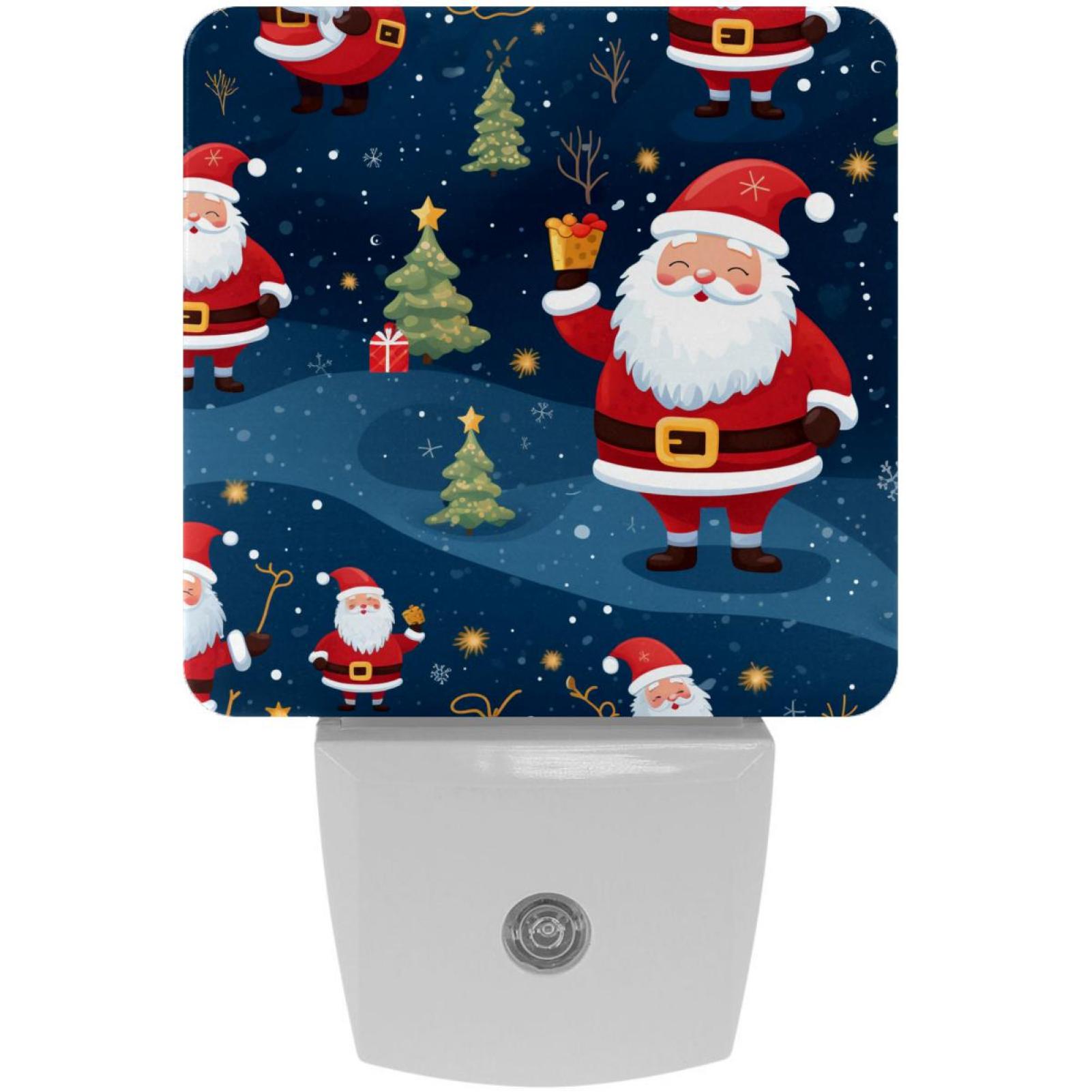 Santa Claus LED Square Night Lights - Compact and Multifunctional ...