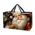 thumbnail image 1 of Santa Claus Large Capacity Reusable Foldable Laundry Bag & Picnic Basket Combo - Oxford Cloth Multipurpose Picnic Baskets, 1 of 7