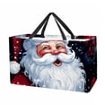 thumbnail image 1 of Santa Claus Large Foldable Oxford Cloth Storage Bin - Multipurpose Storage Box, Shopping Bag Organizer, 1 of 7